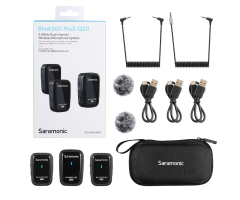 Saramonic Blink500 ProX Q20 (İki Konuşmacılı) 2.4GHz Dual-Channel Wireless Microphone System