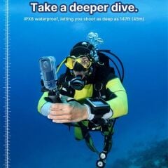 Oem Marka Insta 360 X3 Uyumlu Su Geçirmez Kılıf