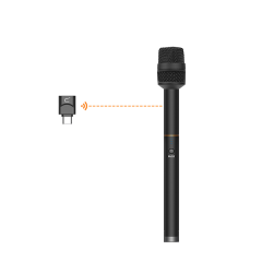 COMICA Revo S Kablosuz Ropörtaj Mikrofonu USB-C + Lightning Girişli Telefonlar için