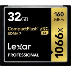 Lexar 32GB Professional 1066x CompactFlash 160MB/sn Hafıza Kartı