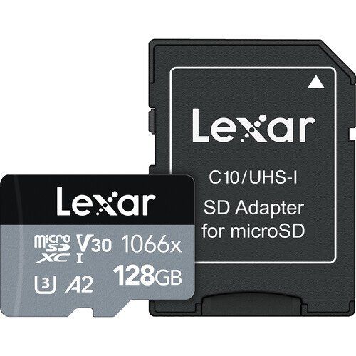 Lexar 128GB microSDXC 160MB/sn 1066x 4K Class 10 Hafıza Kartı