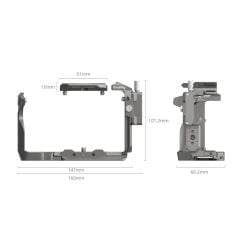 SmallRig 4770 Sony FX3 / FX3A / FX30  için  HawkLock Hızlı Çıkarma Kafes Kiti
