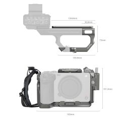 SmallRig 4771 Sony FX3 / FX3A / FX30  için  HawkLock Hızlı Çıkarma Gelişmiş Kafes Kiti