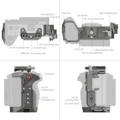 SmallRig 4771 Sony FX3 / FX3A / FX30  için  HawkLock Hızlı Çıkarma Gelişmiş Kafes Kiti