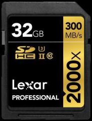 Lexar 32GB Professional 2000x SDXC V90 Hafıza Kartı