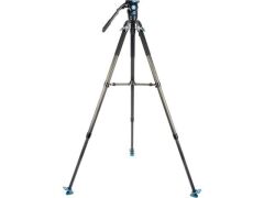 Sirui SVT75 PRO Rapid Karbon Fiber Video Tripod Kiti (SVH15 Kafa ile)