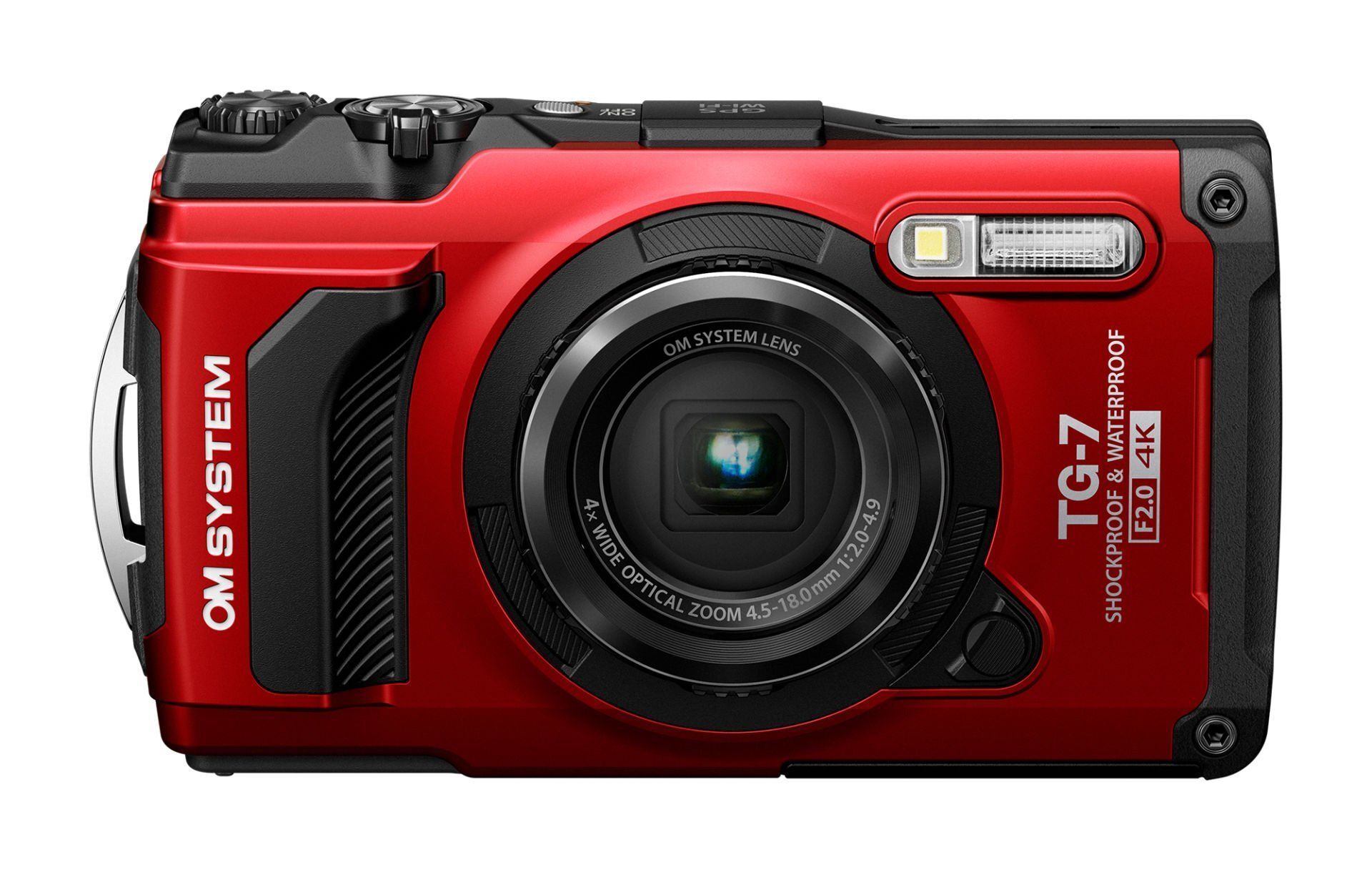 OLYMPUS OM SYSTEM TG-7 RED CAMERA V110030RU000