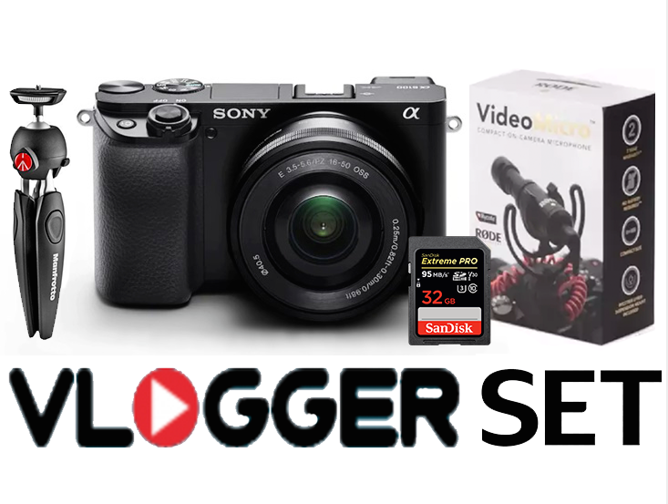 Sony A6100 16-50mm Vlogger Kit