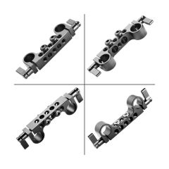 SmallRig 2061 Süper Hafif 15 mm Raylı Blok (2'li Paket)