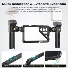 Genius Smartphone Rig Cage for Samsung S24 Ultra