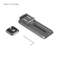 SmallRig 4638 DJI RS 2 / RSC 2 / RS3 / RS 3 Pro / RS 4 / RS 4 Pro için HawkLock H38 Manfrotto Hızlı Çıkarma Plakası
