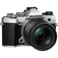 OLYMPUS OM SYSTEM OM-5 SILVER 12-45  PRO KIT V210022SE000