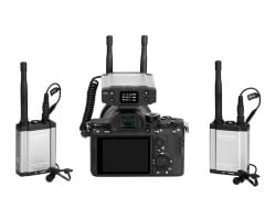 Saramonic Vlink2 Kit2 (TX+TX+RX) Kablosuz İnterkom Yaka Mikrofonu