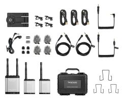 Saramonic Vlink2 Kit2 (TX+TX+RX) Kablosuz İnterkom Yaka Mikrofonu