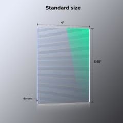 K&F NANO-X  Mavi Çizgi 4x5.65 Filtre Tilta ve SmallRig ve Diğer  Matbox ile Uyumlu 4mm HD Optik Cam