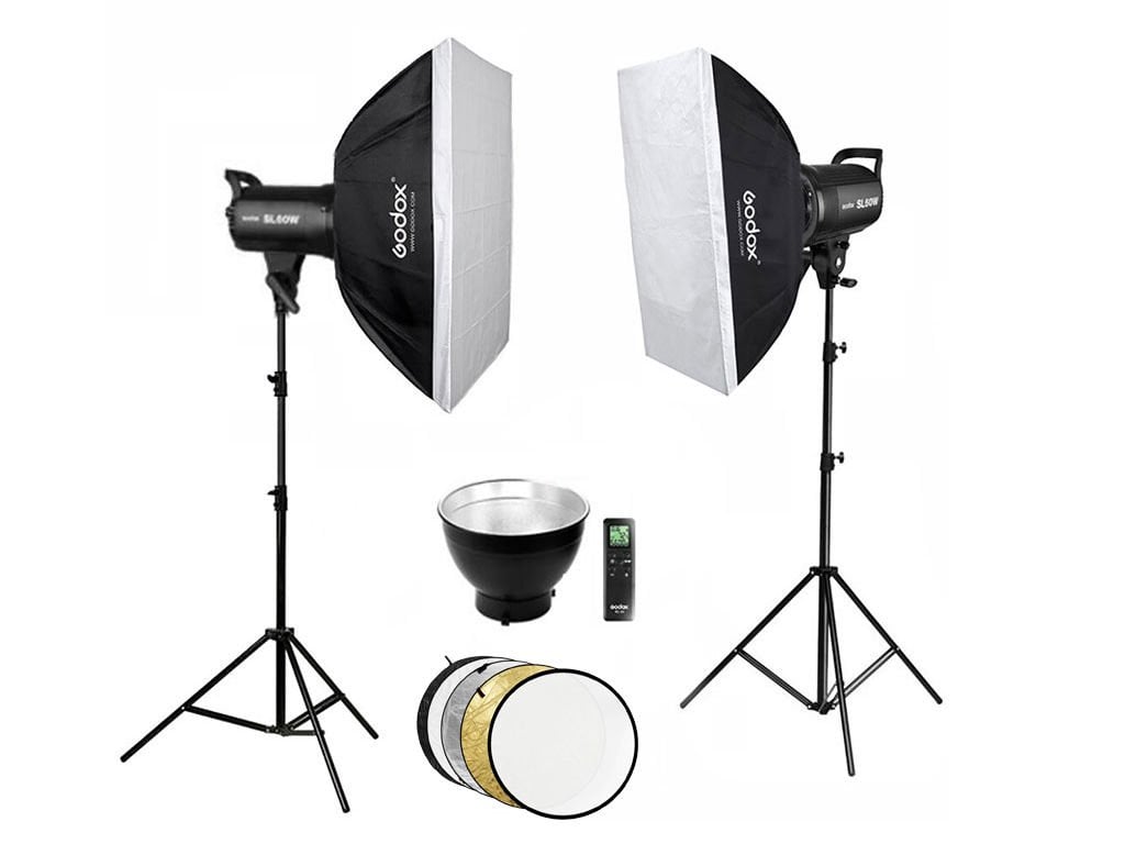 Godox SL-60W LED Video Işığı 2'li Kit (60x90)