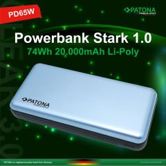 Patona 9991 Premium Powerbank Stark 1.0 PD65W 20000 mAh
