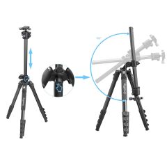 SmallRig 5290 CT25 Profesyonel Tepegöz Kamera Tripodu