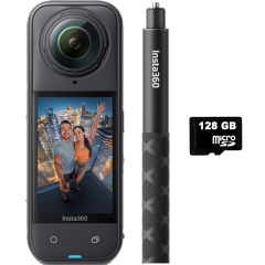 Insta360 X5 İnvisible 114cm Selfie Stick Bundle (128GB Hafıza Kartı Dahil)