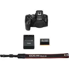 Canon EOS R6 Mark III Aynasız Fotoğraf Makinesi (Body)