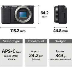 Sony ZV-E10 16-50mm Lensli Kit