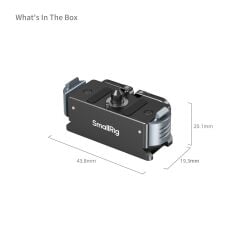 SmallRig 5437 GoPro Hero Black 13 için  Hızlı Çıkarma Adaptör Montajı