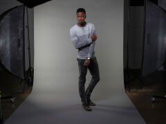 Superior Neutral Grey 2.72 x 11 Metre Fon Kağıdı (P111404)