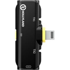 Hollyland Lark C1 Duo İkili Kablosuz Mikrofon Sistemi (IOS Uyumlu)