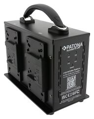 PATONA 1735 Platinum B-Mount Charger f. 4pcs battery