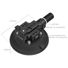 SmallRig 4122B 4'' Vakumlu Kamera Montaj Desteği Araç Çekim Vantuzu