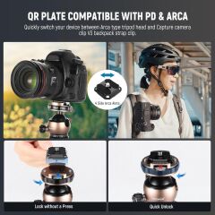 LITETRIP LT35 Karbon Fiber Tripod (49-155cm) 1,13kg