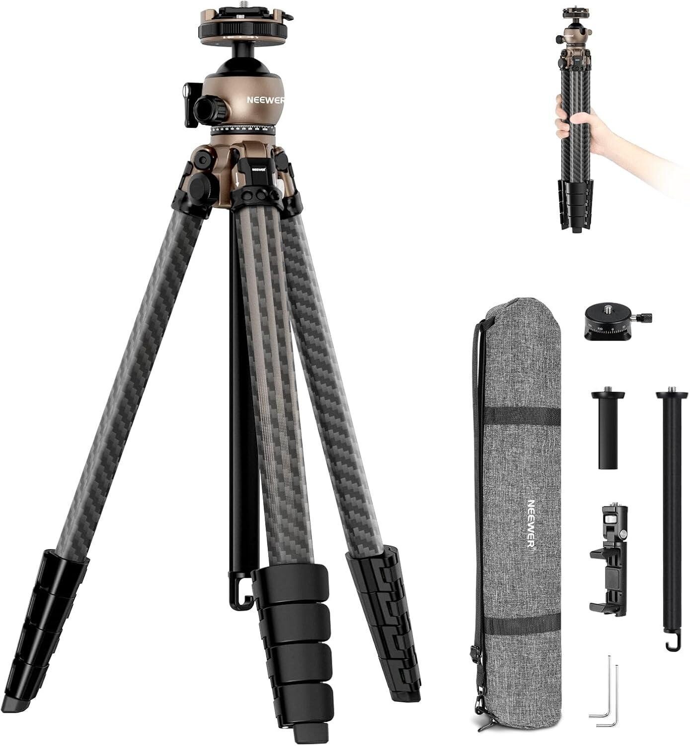 LITETRIP LT35 Karbon Fiber Tripod (49-155cm) 1,13kg