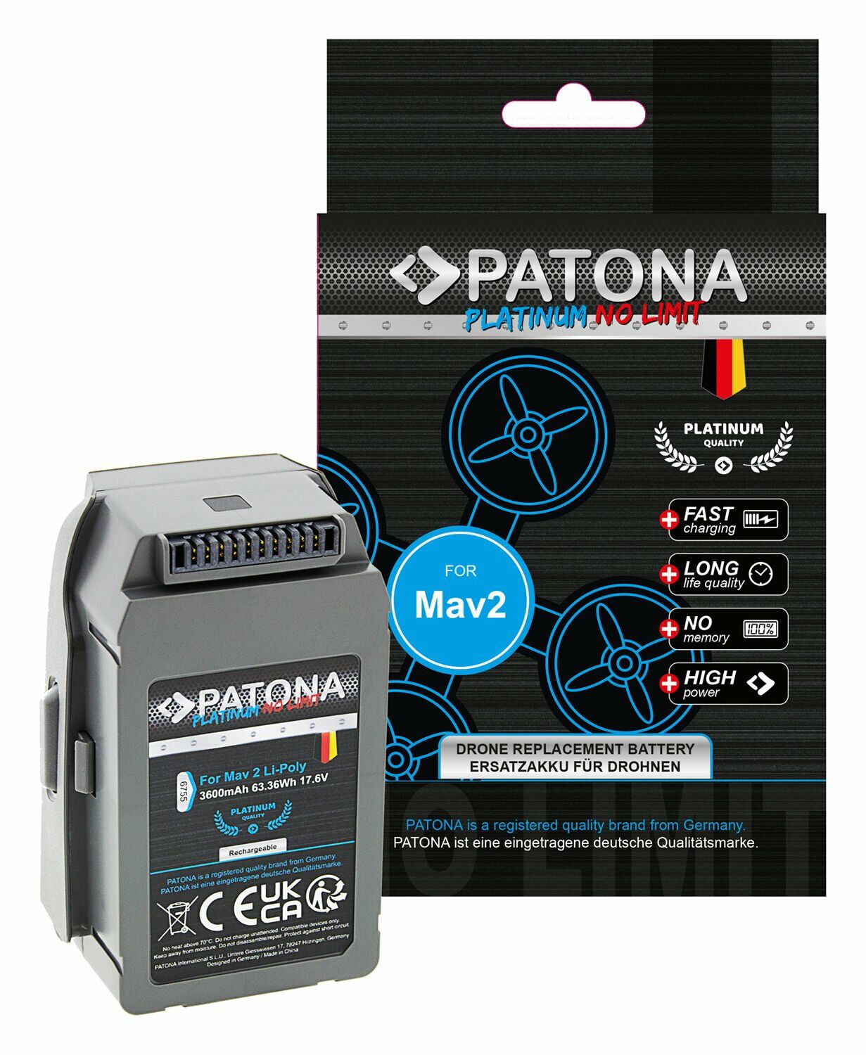 Patona 6755 Platinum Batarya ( DJI Mavic 2 / PRO)