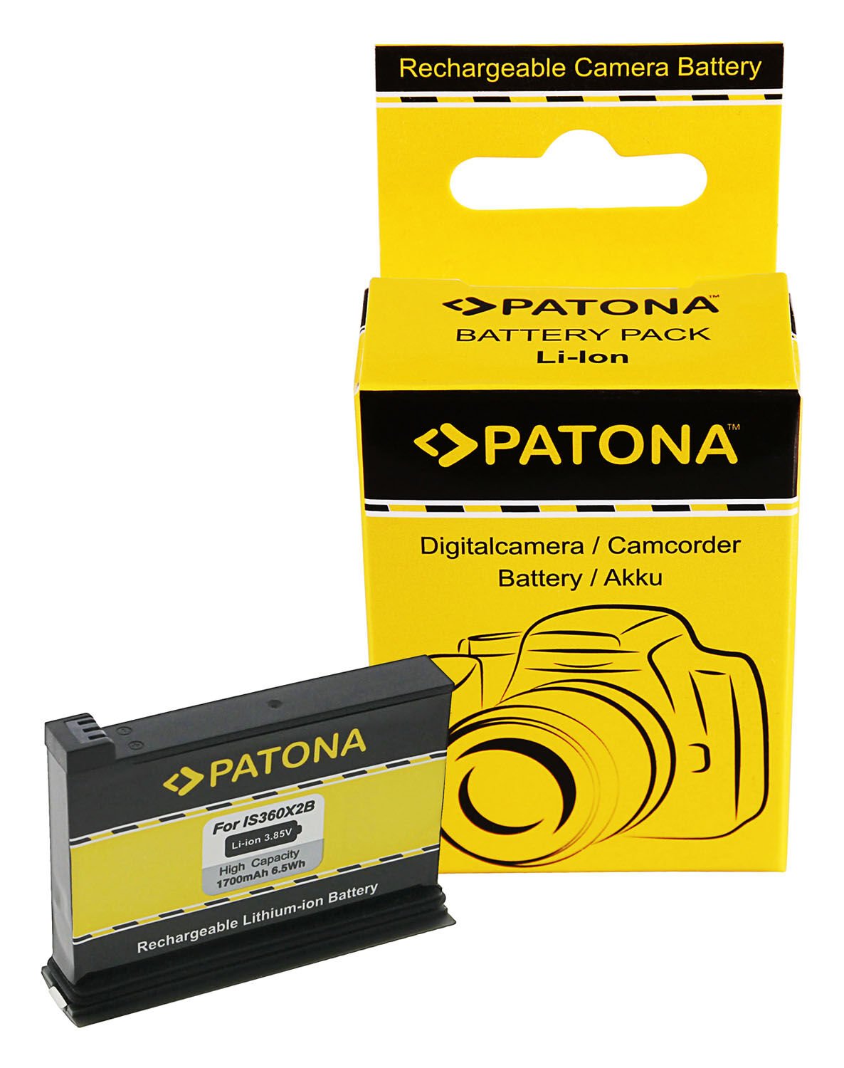 Patona 1358 Batarya ( Insta360 One X2 IS360X2B for 360 Cam)