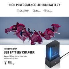 Z2PRO-C Canon Uyumlu 76W Yuvarlak Kafa Akülü Tepe Flaşı & Kubbe Difüzör