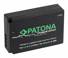 Patona 1297 Premium Batarya (Canon LP-E12)