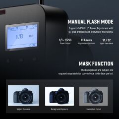 Q4 400W Akülü Flaş + QPRO-N Tetikleyici