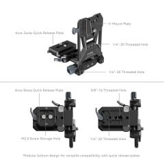 SmallRig 4064B  V-Mount Pil Montaj Sistemi