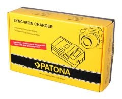Patona Fuji NP-W126 Tekli Synchron USB Charger LCD Ekranlı