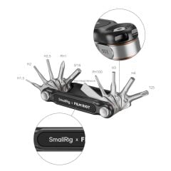 SmallRig 4813 FILM RIOT 10'u 1 arada Katlanır Anahtar Seti (Kırmızı)