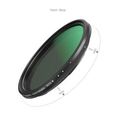 SmallRig 4726 5'i 1 Arada  (67 mm) Filtre Kiti VND 2-32 & CPL & 1/4  Siyah Sis
