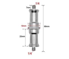 OEM Marka SC06 1/4 - 1/4  Çift Taraflı Bağlantı Vidası