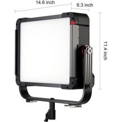 GVM YU200R 200W RGB LED Panel Işık (Hardcase)