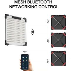 GVM 200W Esnek RGB LED Panel Işık