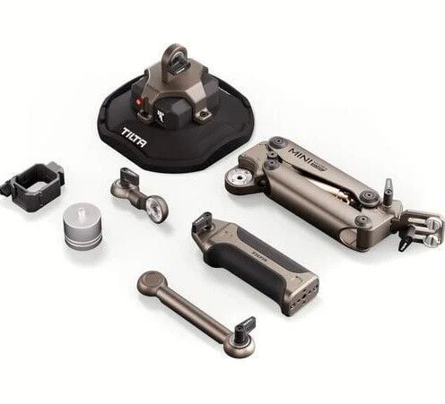 Tilta HDA-T15-C-DB Hydra Alien Mini Ultimate Kiti  DJI Action 3/4 DJI Pocket 3 Insta360 X4/X3 ve Khronos Ecosystem'li iPhone ile Uyumlu