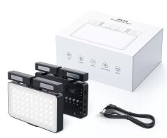 Mamen SML-V02 Çift Mikrofonlu RGB LED Video ve Fotoğraf Efekt Işığı