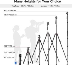 SmallRig 3474C CT-20 Alüminyum Alaşımlı Tripod