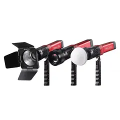 GVM PD60C 60W RGB Dahili Akülü 3'lü LED Işık Seti