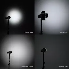 GVM PD60C 60W RGB Dahili Akülü 3'lü LED Işık Seti