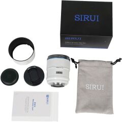 Sirui Sniper 75mm F1.2 APS-C/S35 Auto-Focus Lens (X Mount, Beyaz)